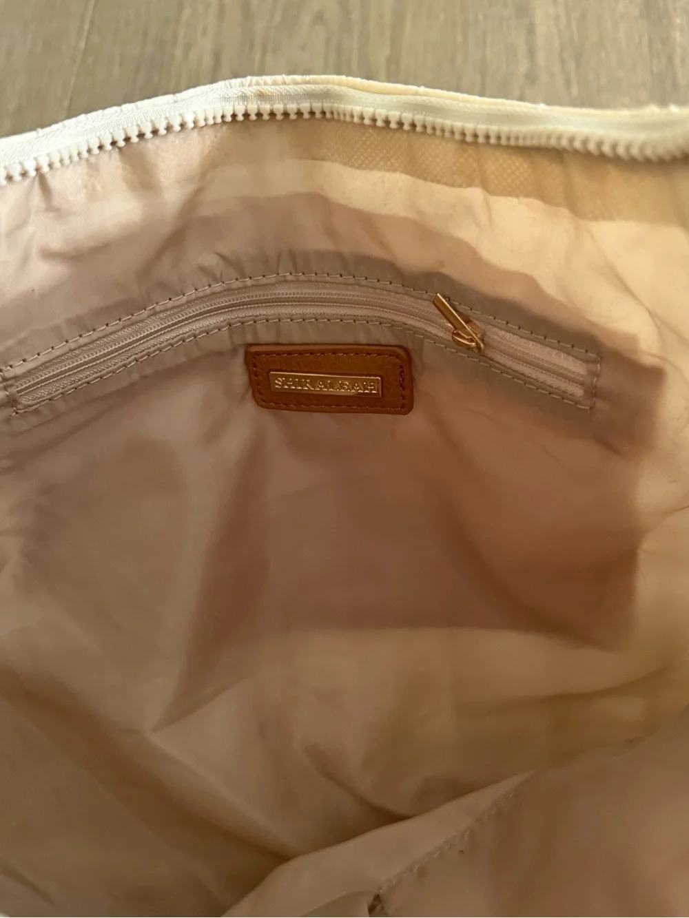Shiraleah Ezra Cream Ivory Quilted Hobo Shoulder Bag NEW missing tags